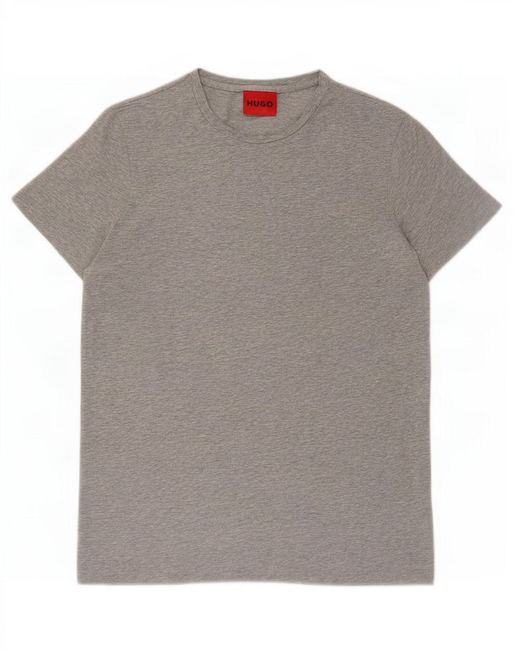 Hugo Boss Herren T-Shirt Top Mittelgrau