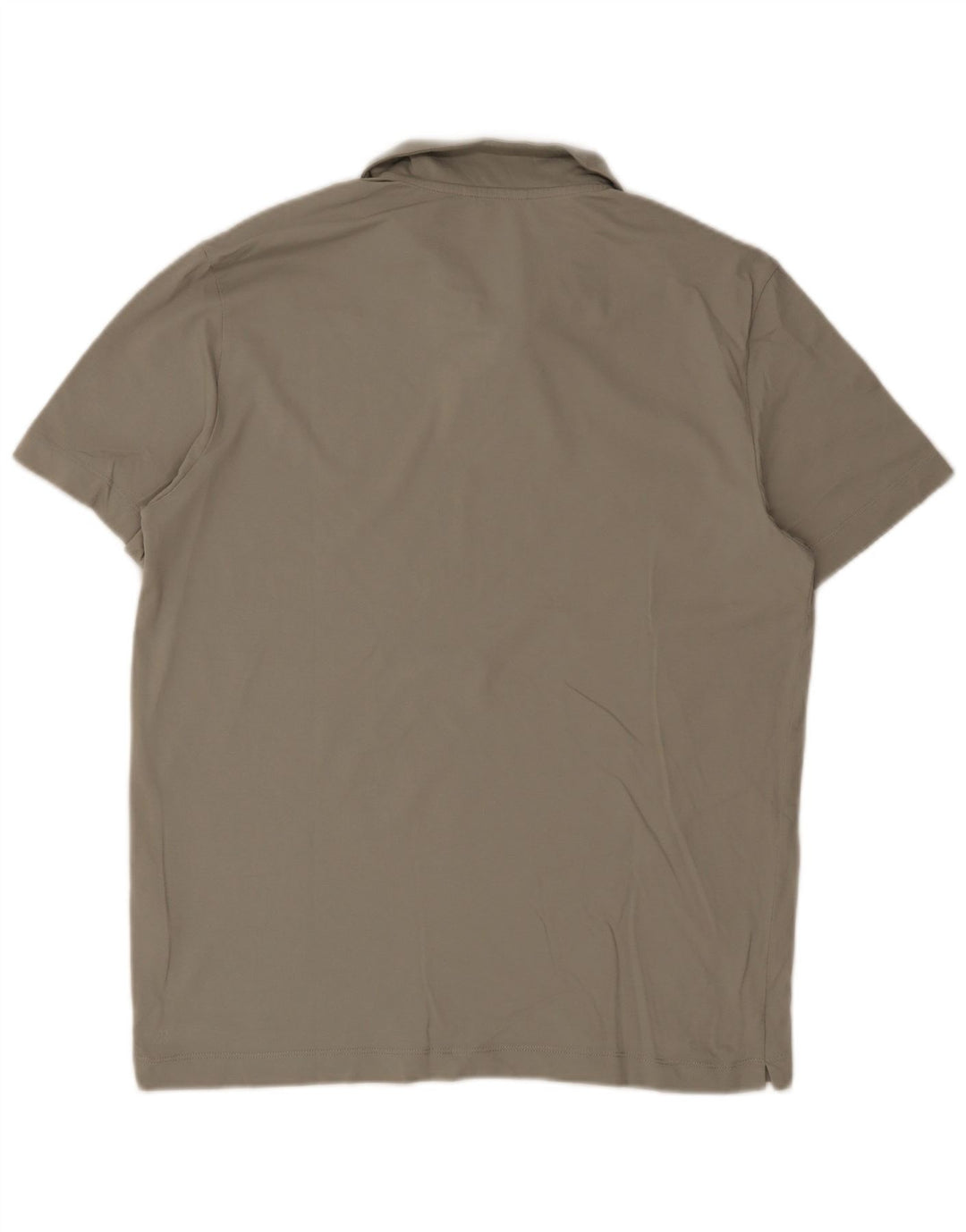 Massimo Dutti Herren Poloshirt XL Khaki Baumwolle