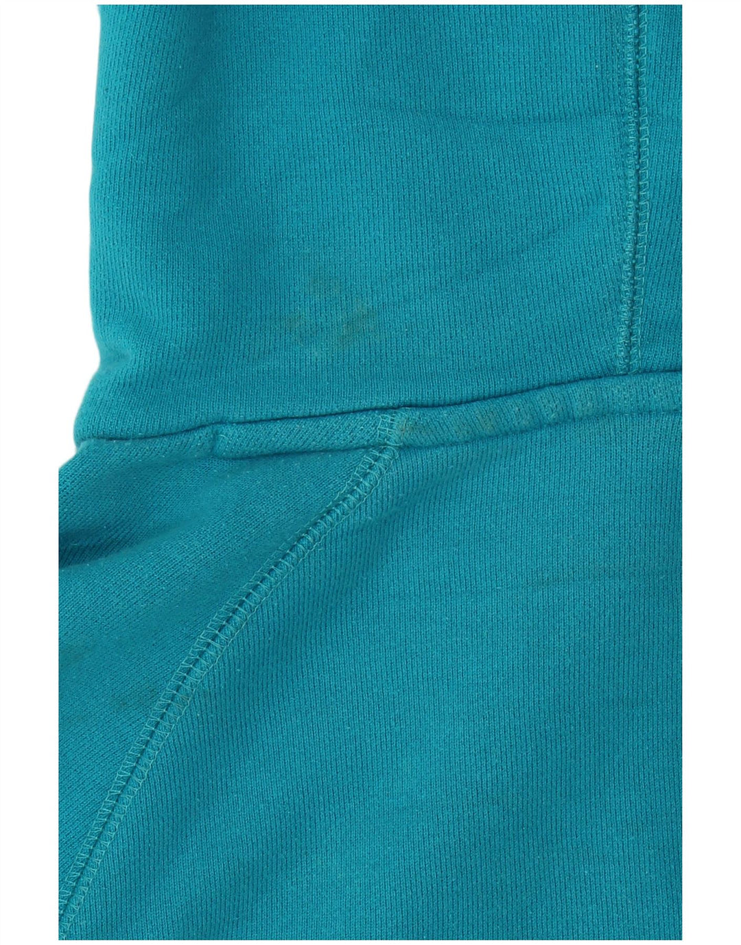 Nike Damen Kapuzenpullover UK 12 Mittelblaue Baumwolle