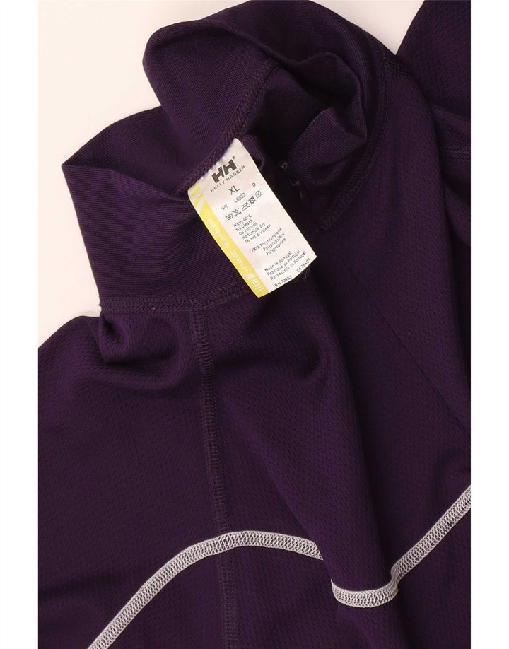 Helly Hansen Damen-Pullover-Trainingsanzugoberteil mit Reißverschluss, UK 18, XL, Lila