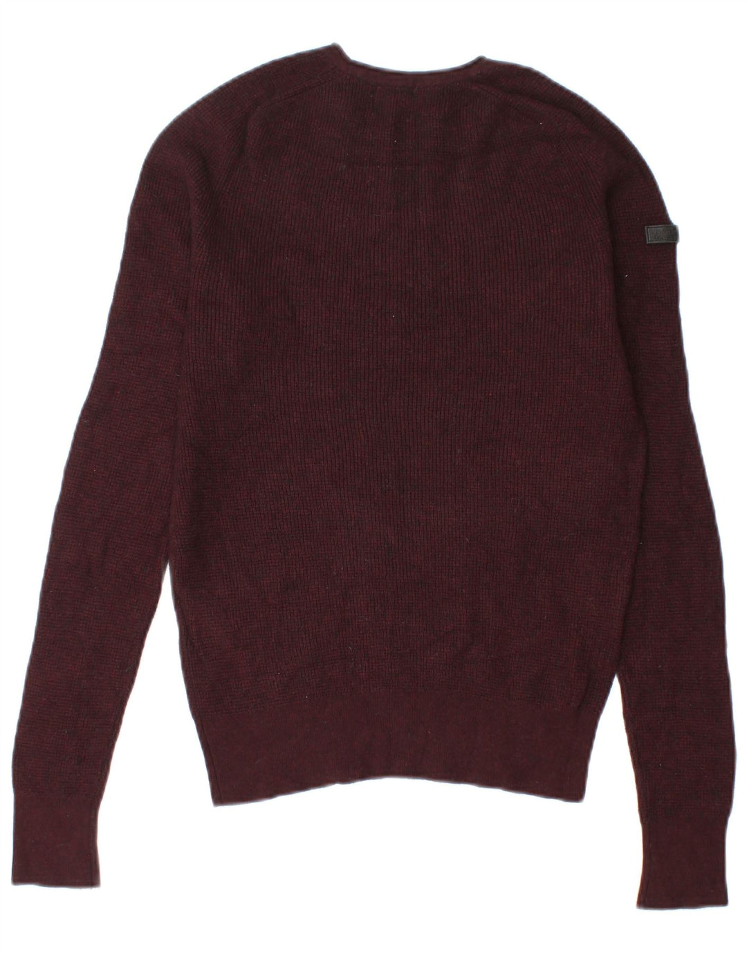 Superdry Damen-Pullover mit U-Boot-Ausschnitt, UK 12, mittelbraune Viskose