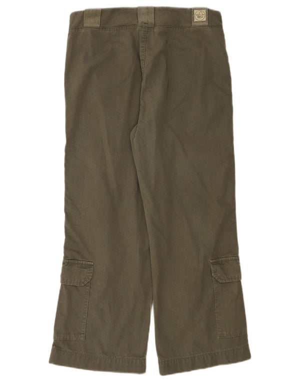 MURPHY & NYE Gerade Damen-Cordhose W28 L23 Khaki Baumwolle