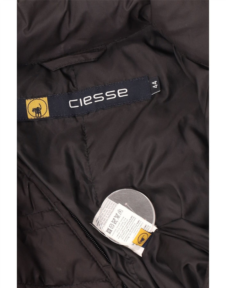 Ciesse Piumini Damen Wattierter Mantel IT 44 Medium Schwarz Polyamid