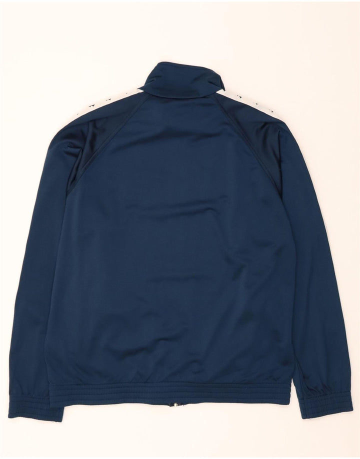 LOTTO Mens Graphic Tracksuit Top Jacket XL Navy Blue Vintage Lotto and Second-Hand Lotto from Messina Hembry 