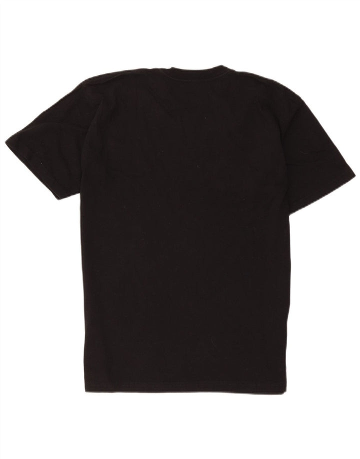 Hard Rock Cafe Herren Budapest Grafik-T-Shirt aus mittelschwarzer Baumwolle