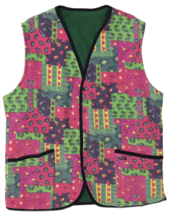 Rifle Wende-Fleeceweste für Herren, Gr. 40, groß, mehrfarbig, Patchwork