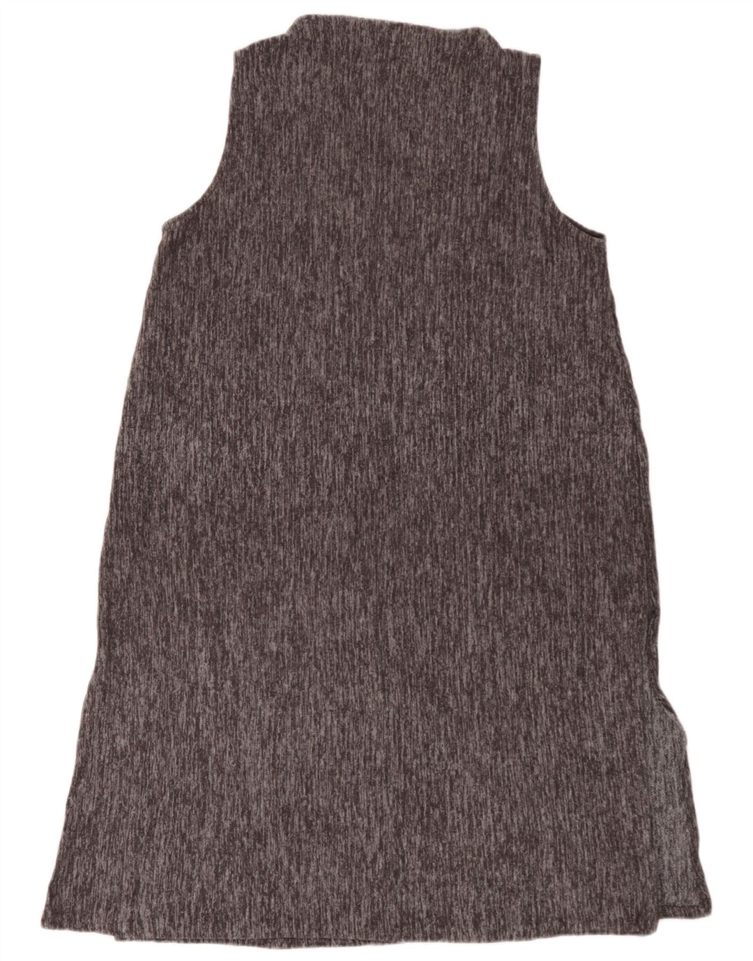 Ärmelloses Basic-Kleid für Damen von Zara, Gr. 46, groß, grau geflecktes Polyester