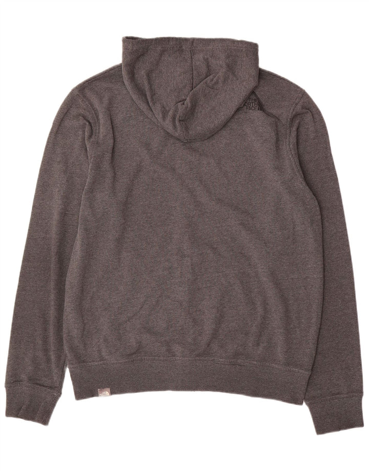 THE NORTH FACE Herren-Kapuzenpullover mit Reißverschluss, groß, graue Baumwolle