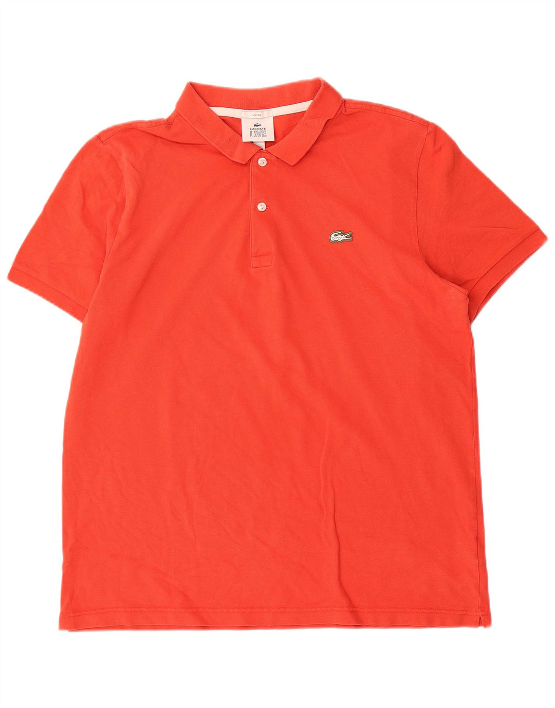 Lacoste Herren Poloshirt 2XL Rote Baumwolle