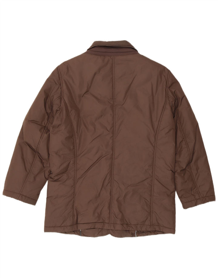 Geox Herren Regular Fit Wattierte Jacke UK 38 Mittelbraun