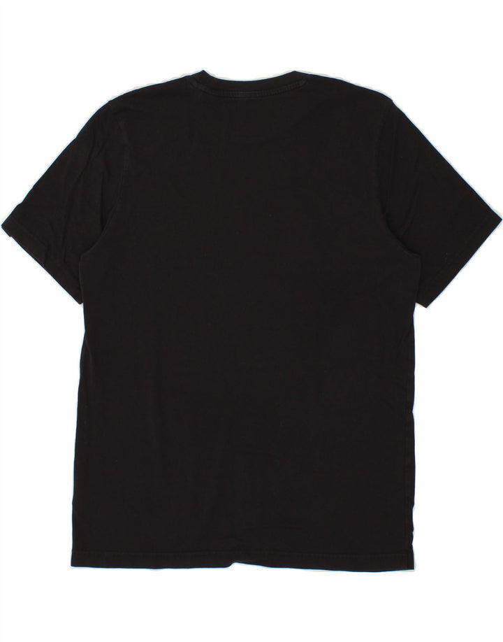 ADIDAS Mens Graphic T-Shirt Top Small Black Cotton Vintage Adidas and Second-Hand Adidas from Messina Hembry 