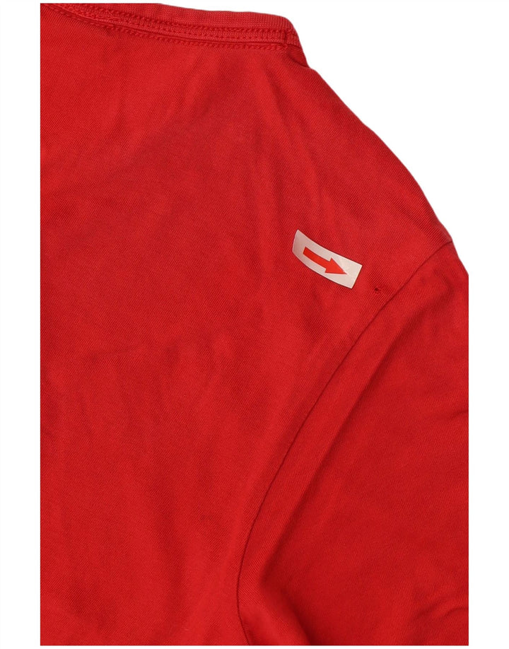 Champion T-Shirt mit Grafik für Jungen, 11–12 Jahre, Größe L, aus roter Baumwolle