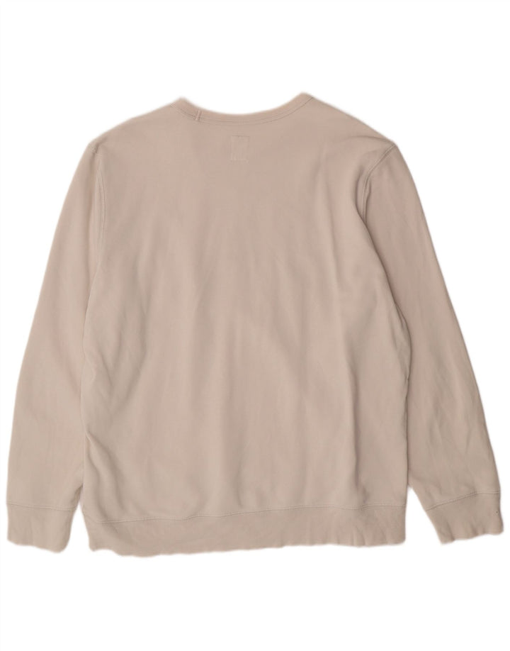 GAP Herren Grafik-Sweatshirt-Pullover XL aus weißer Baumwolle