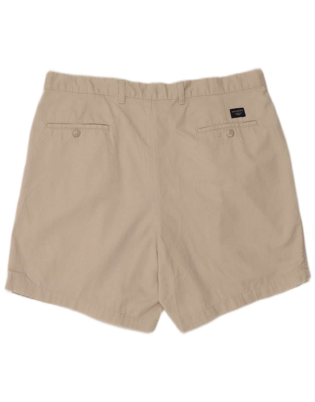 DOCKERS Herren Stain Defender Pegged Chino Shorts W38 XL Grau Baumwolle
