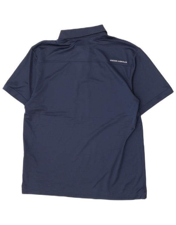 Under Armour Herren Heat Gear Poloshirt Large Marineblau