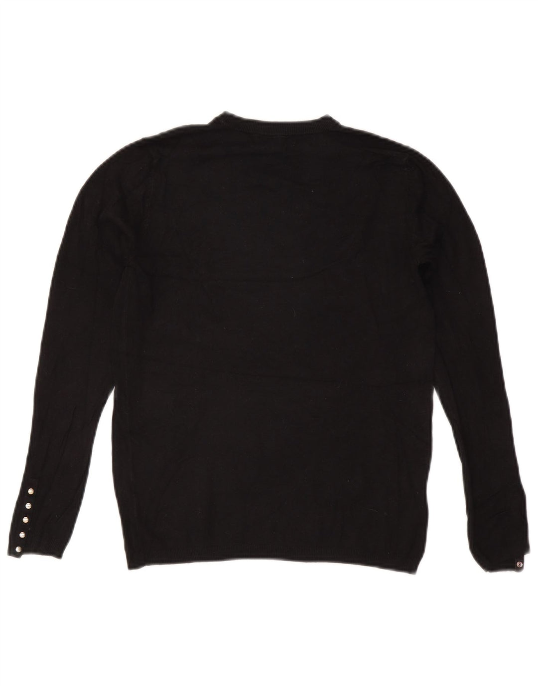 Zara Damen-Pullover mit Rundhalsausschnitt, Gr. 12, mittelschwarz
