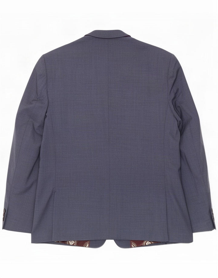 Ted Baker Herren-Blazer mit 2 Knöpfen, UK 44 2XL, blaue Wolle