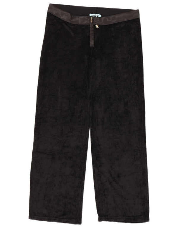 Guess By Marciano Damen Freizeithose mit hoher Taille IT 48 XL W26 L32 Schwarz