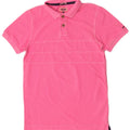 Tommy Hilfiger Herren-Poloshirt aus mittelrosa Baumwolle