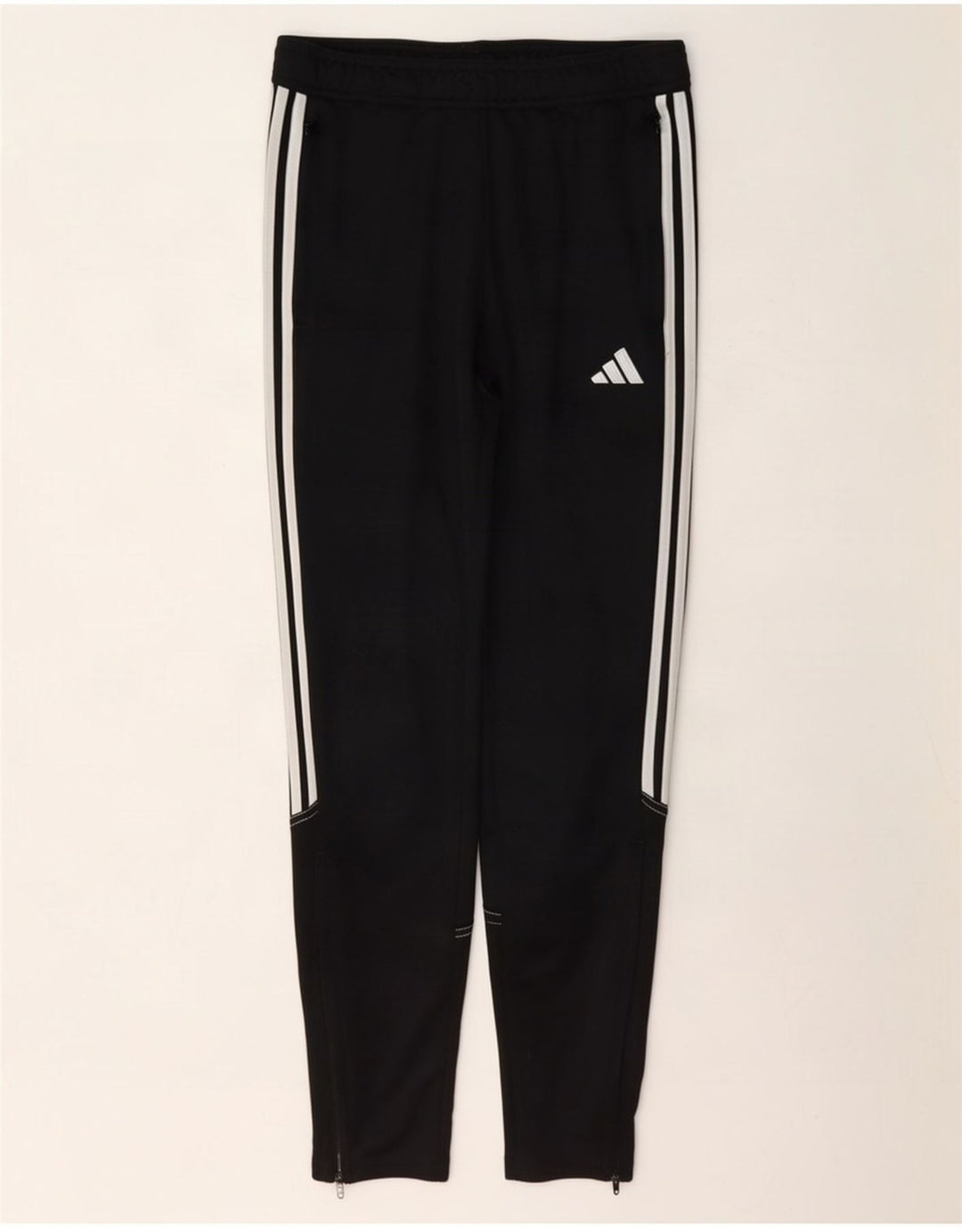 Adidas Jungen Regular-Trainingshose, 13–14 Jahre, schwarzes Polyester