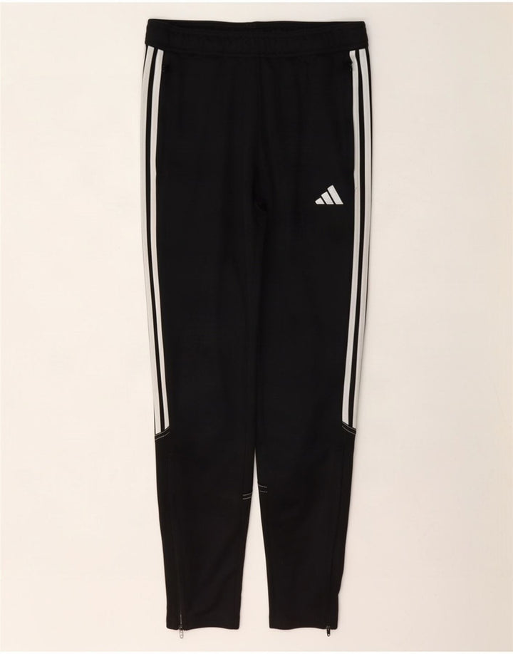 Adidas Jungen Regular-Trainingshose, 13–14 Jahre, schwarzes Polyester