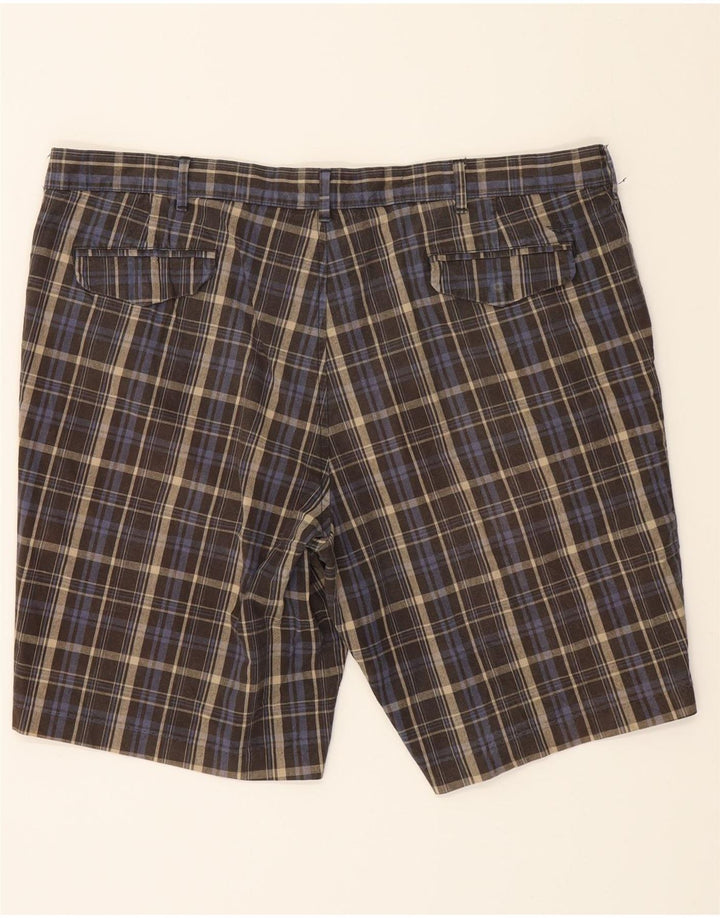 DOCKERS Mens Chino Shorts W42 2XL Brown Check Cotton Vintage Dockers and Second-Hand Dockers from Messina Hembry 