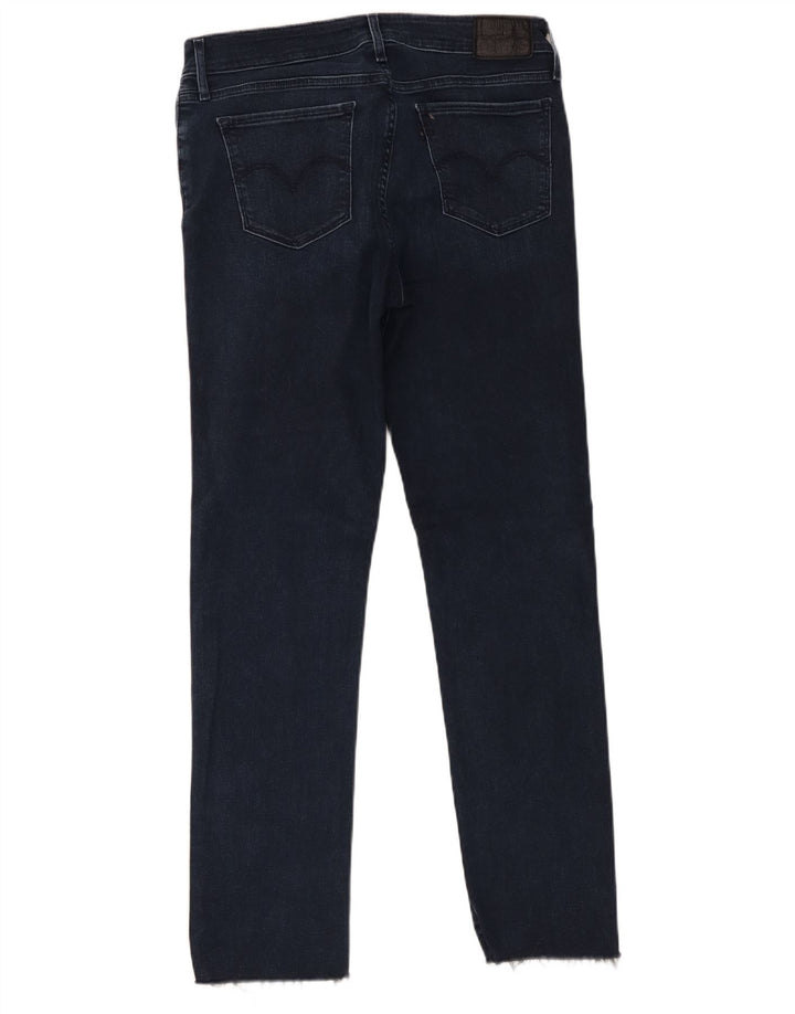 Levi's Damen 712 Slim Jeans W30 L29 Marineblau Baumwolle