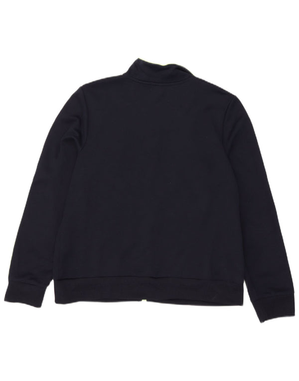 Ralph Lauren Damen-Trainingsanzugoberteil, UK 18, XL, Marineblau, Farbblock