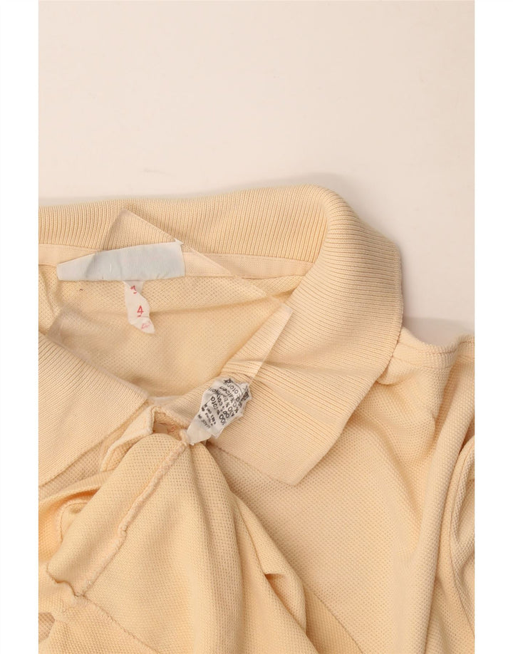 Lacoste Herren-Poloshirt, Größe 4, mittelbeige Baumwolle