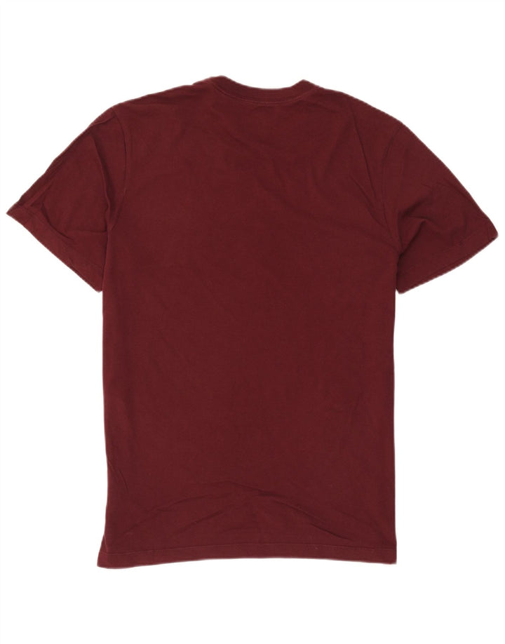 Nike Herren-T-Shirt mit Grafik, mittelgroß, Burgunderrot, Baumwolle