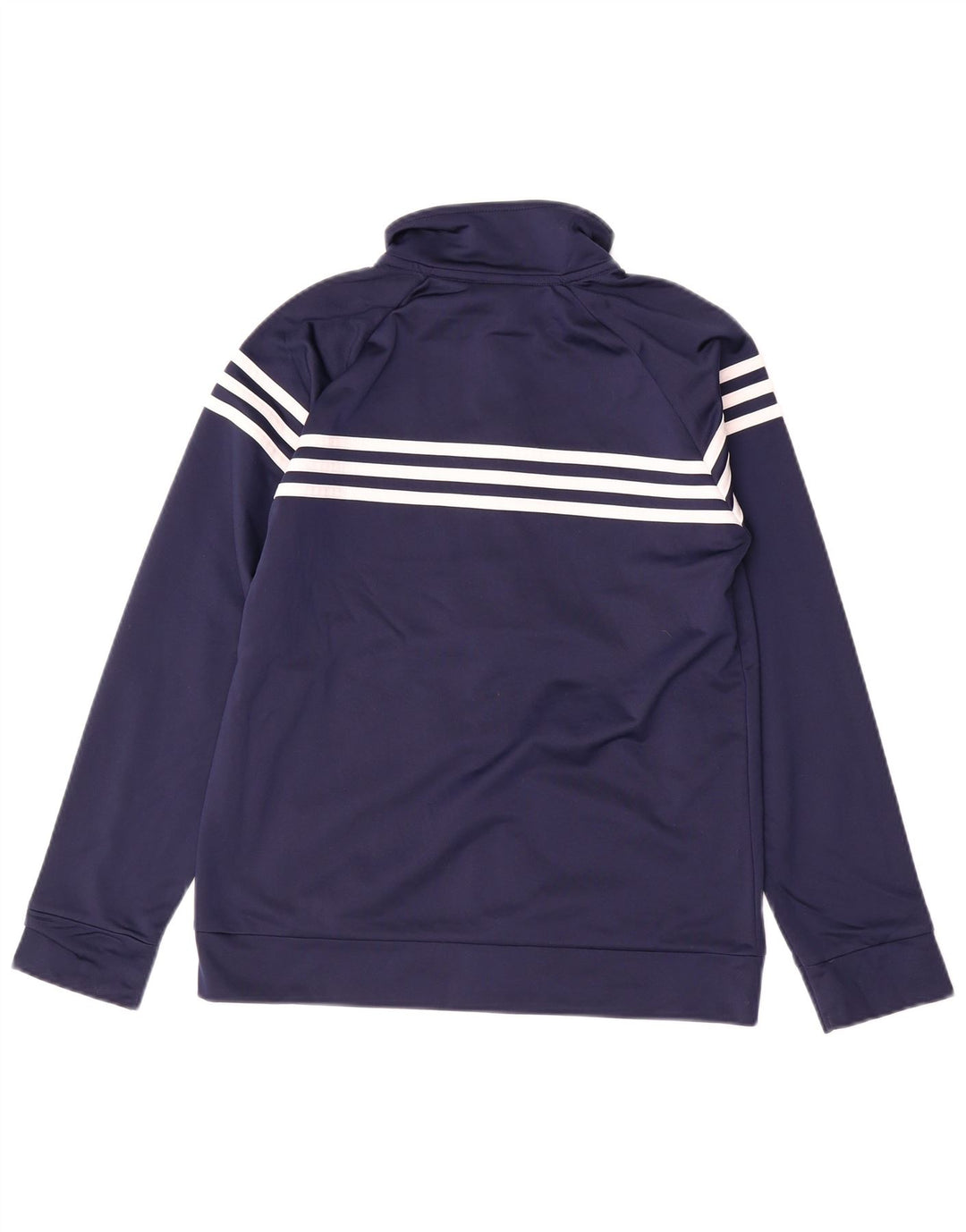 ADIDAS Jungen-Trainingsanzug, Top-Jacke, 12–13 Jahre, groß, marineblau, Polyester