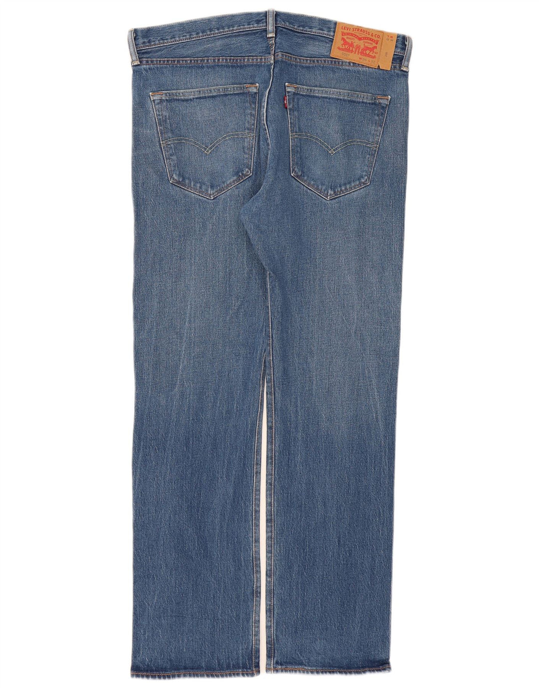 Levi's Herren 501 Straight Jeans W36 L32 Blaue Baumwolle