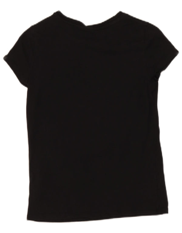 Puma Mädchen T-Shirt mit Grafik, 14–15 Jahre, Größe L, Schwarz, Baumwolle