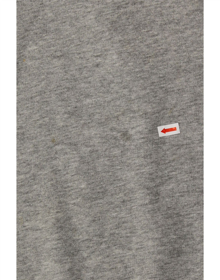 DIADORA Damen-Sweatshirt mit Rollkragen, UK 14, Mittelgrau