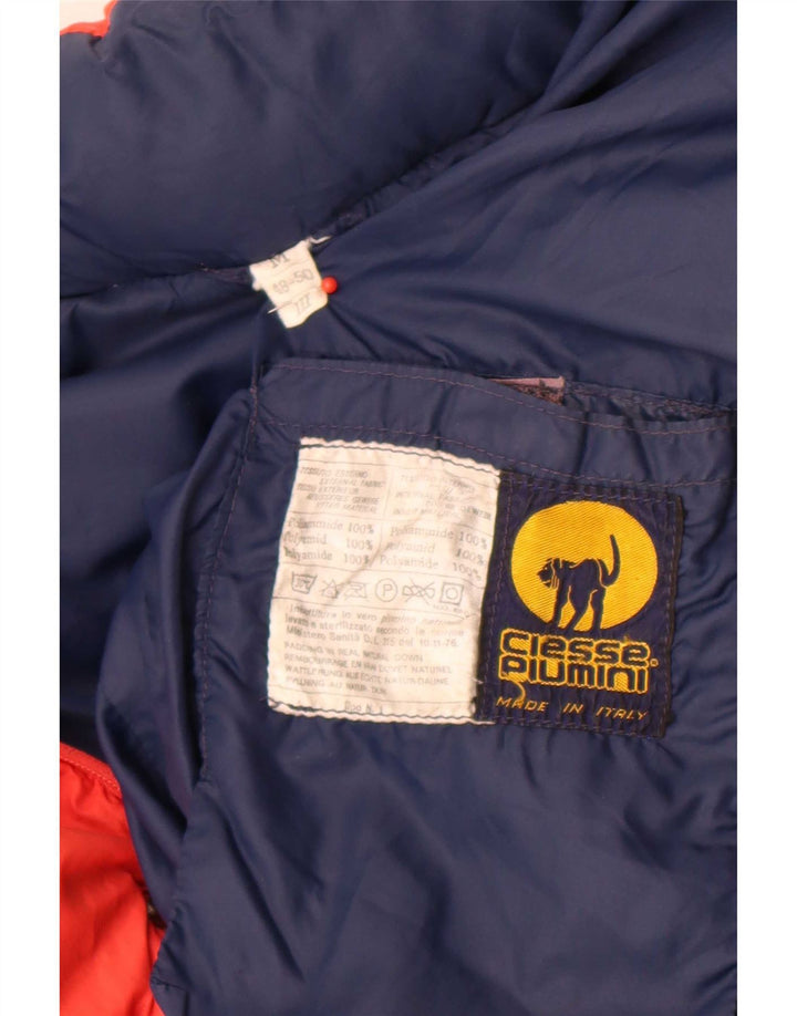 Ciesse Piumini Wattierte Herrenjacke mit Kapuze IT 48/50 Mittelrotes Polyamid