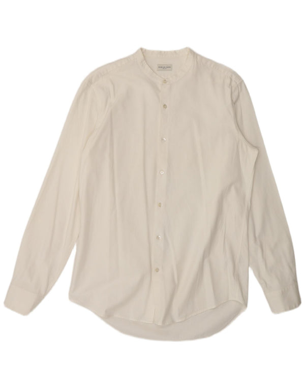 Dries Van Noten Mens Shirt IT 52 Large White Cotton
