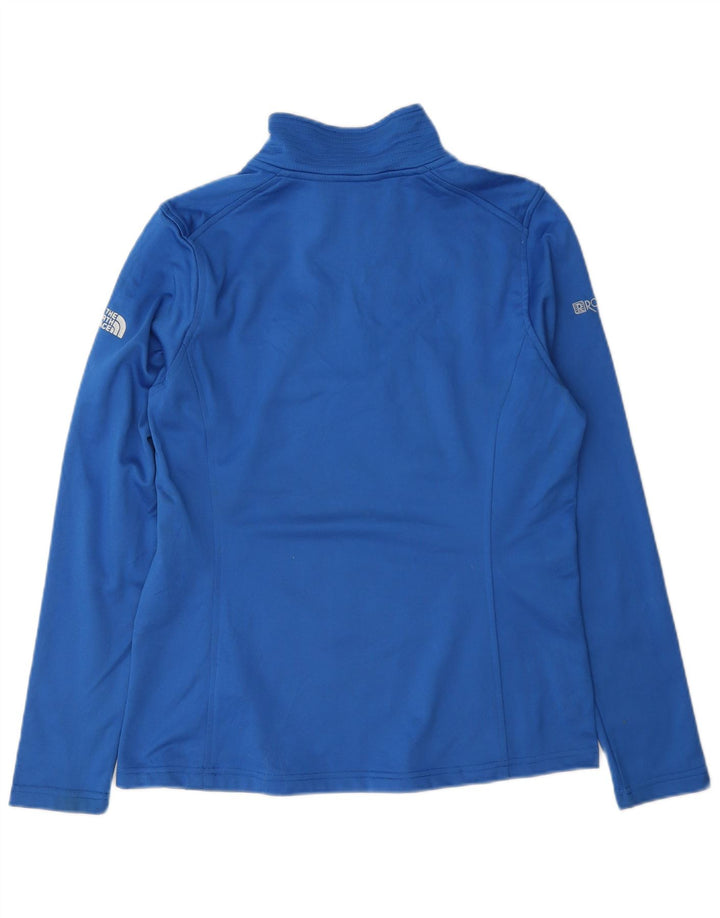 The North Face Damen-Pullover-Trainingsanzugoberteil mit Reißverschluss und Halsausschnitt, UK 14, Mittelblau