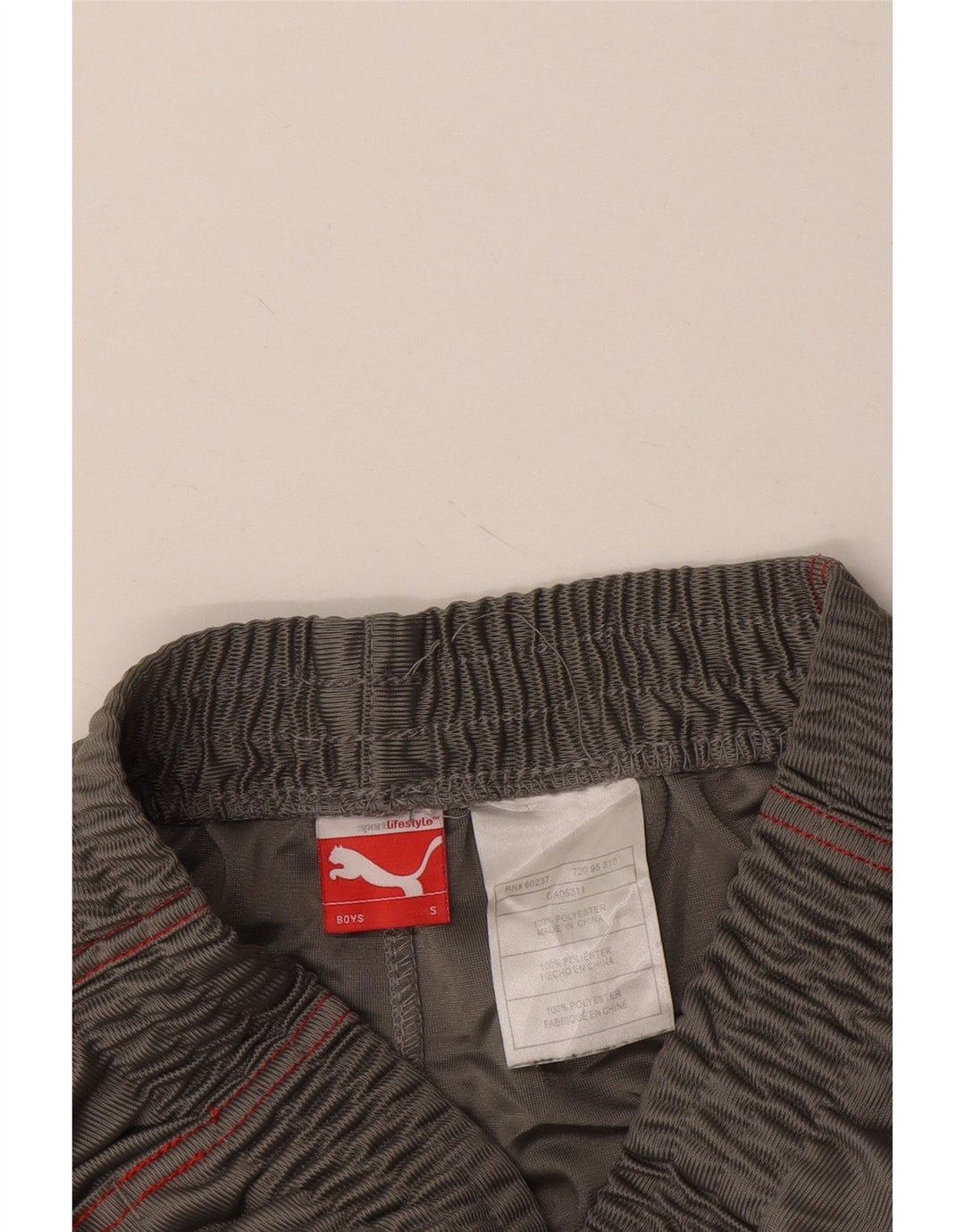 PUMA Sportshorts für Jungen, 7–8 Jahre, Größe S, Grau, Colourblock-Polyester