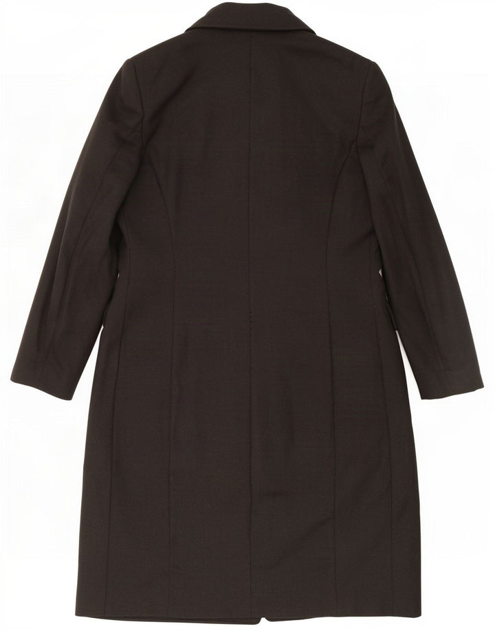 Gina Lebole Damen Zweireihiger Mantel UK 14 Medium Black
