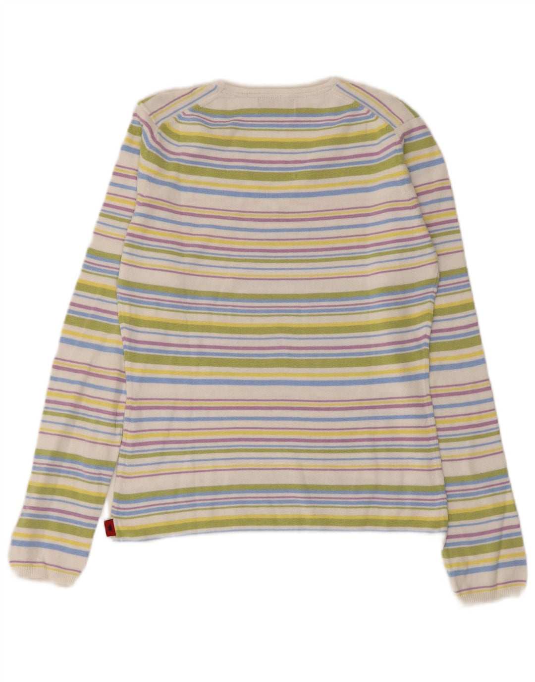 Kappa Damen-Pullover mit V-Ausschnitt, Größe M, mehrfarbig, gestreift, UK 12