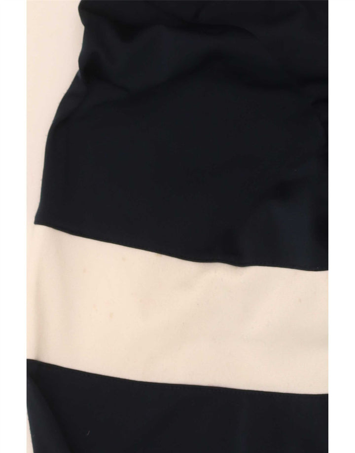 Nike Herren-Trainingsanzugoberteil mit normaler Passform, groß, Marineblau, Farbblock