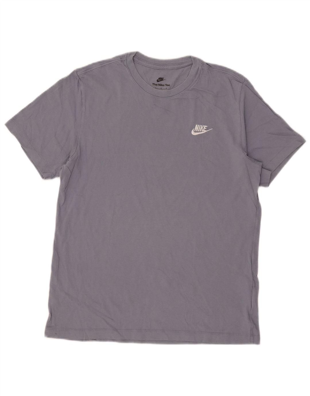 Nike Herren-T-Shirt aus mittelblauer Baumwolle