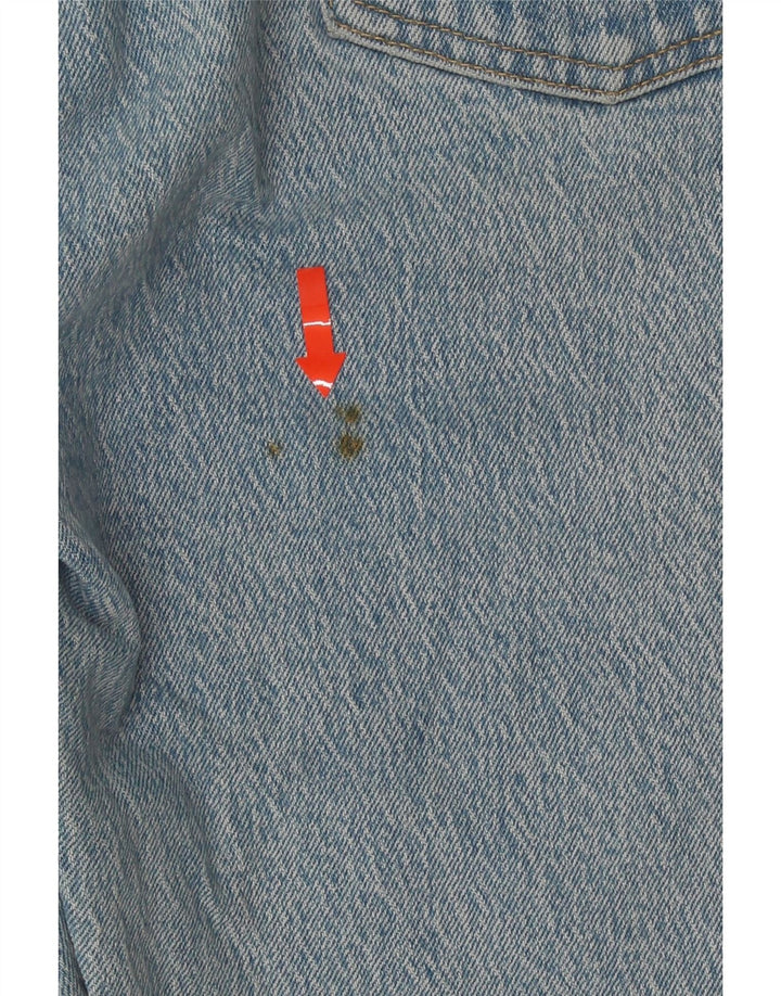 Levi's Damen 501 Straight Jeans W26 L28 Blau