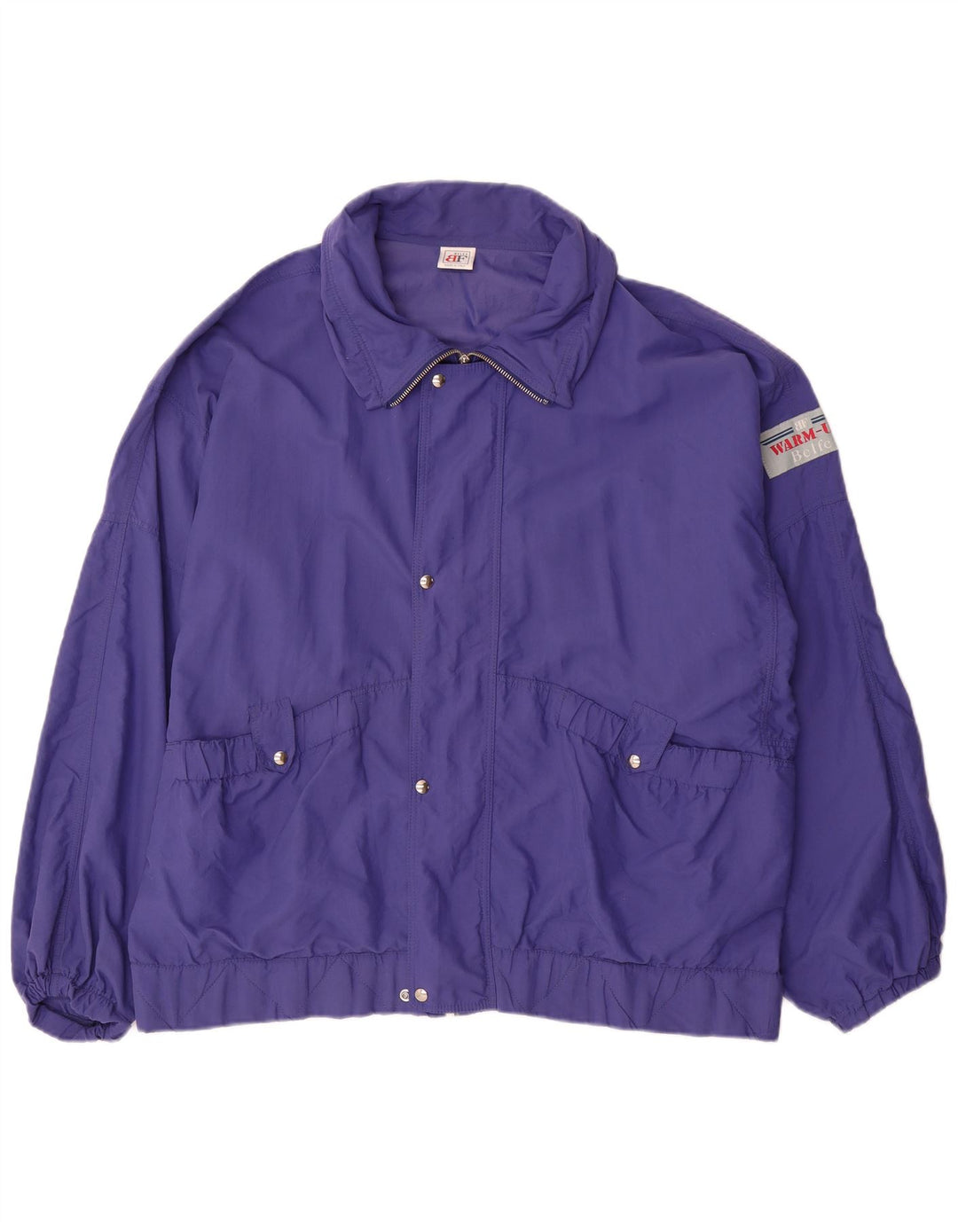 Belfe Herren-Regenjacke mit lockerer Passform, UK 38, Mittelviolett