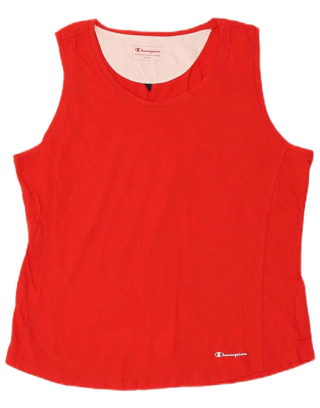 Champion Damen-Weste-Top, UK 18, XL, rote Baumwolle