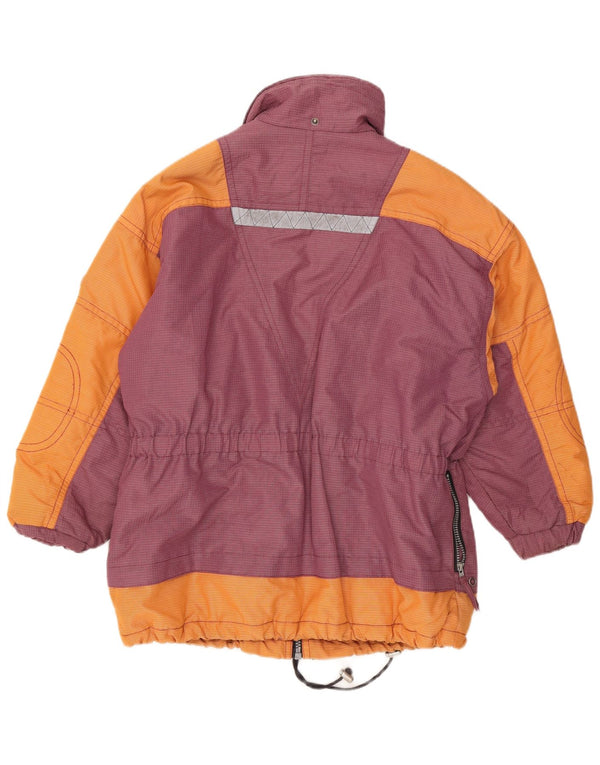 C&A Herren Skijacke UK 36 Small Orange Colourblock Nylon
