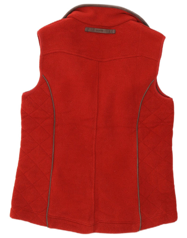 Musto Damen Fleeceweste UK 14 Large Burgunderrot Polyester