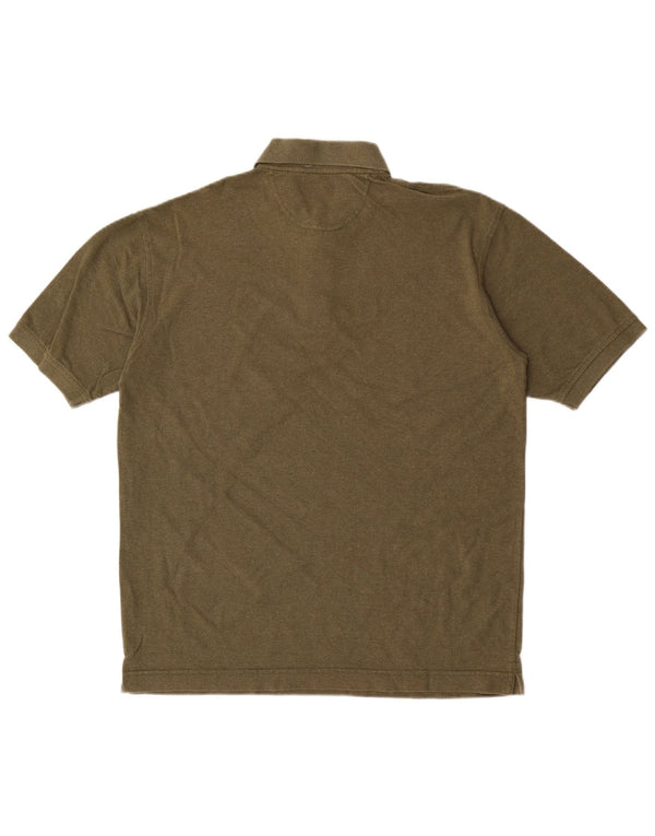 Dockers Herren-Poloshirt aus mittlerer Khaki-Baumwolle