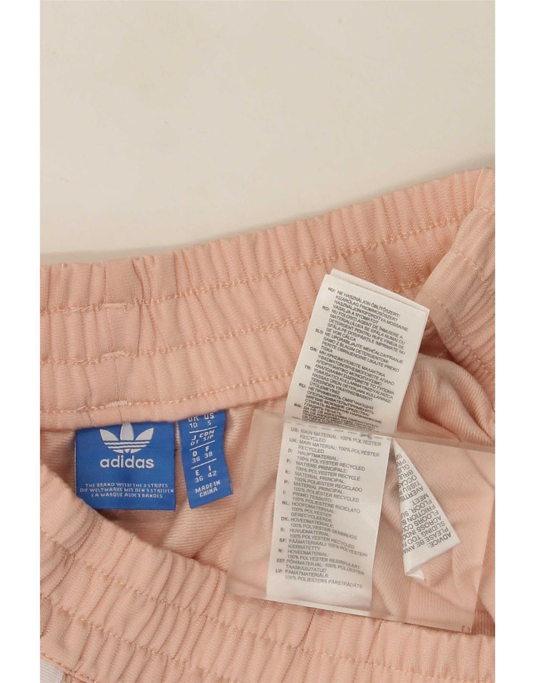 Adidas Damen Sportshorts UK 10 Small Rosa Polyester