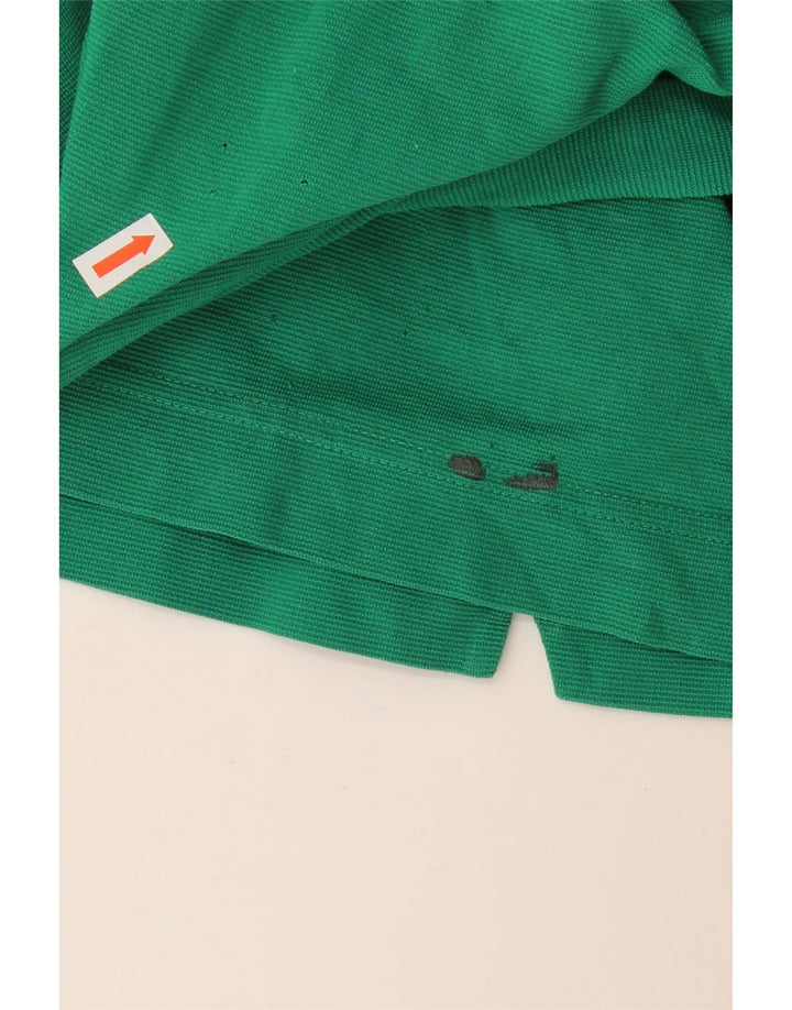 LACOSTE Herren-Poloshirt, Größe 5, große grüne Baumwolle